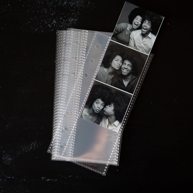 SMILE&WAVE B6 Binder Insert - Refills For Planners And Albums (2X6 PHOTOBOOTH SLEEVES) - Image 1
